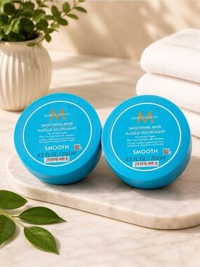 Moroccanoil Smoothing Mask Duo 250mL Anti-Frizz Hair Treatment NEW